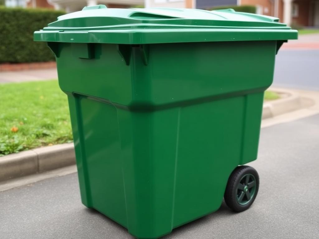 Sparkling clean bin after FreshBins service
